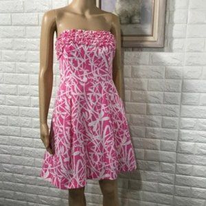 5/$25 Lilly Pulitzer Strapless Dragonfly Dress